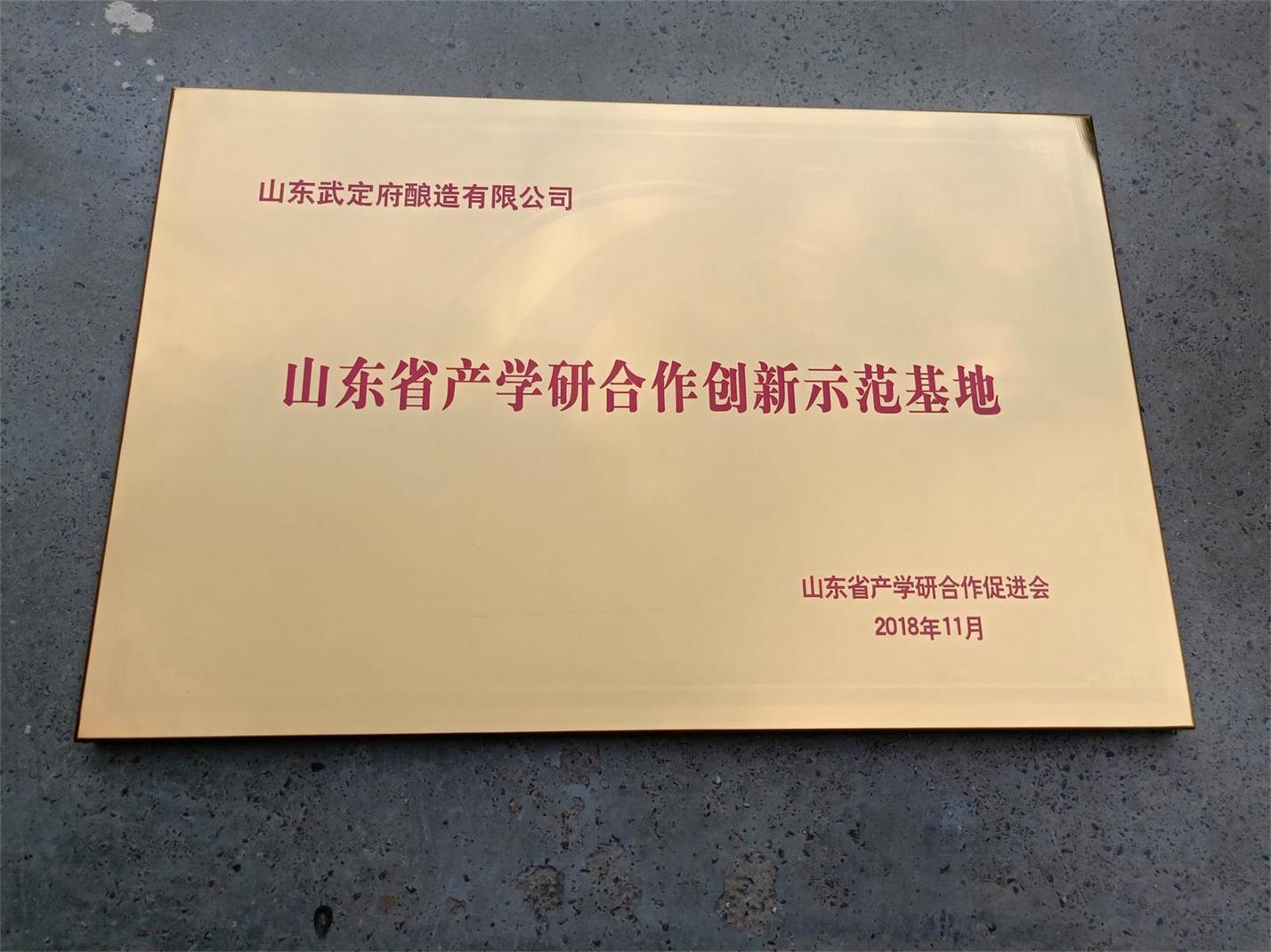 山東省產(chǎn)學(xué)研合作創(chuàng)新示范基地